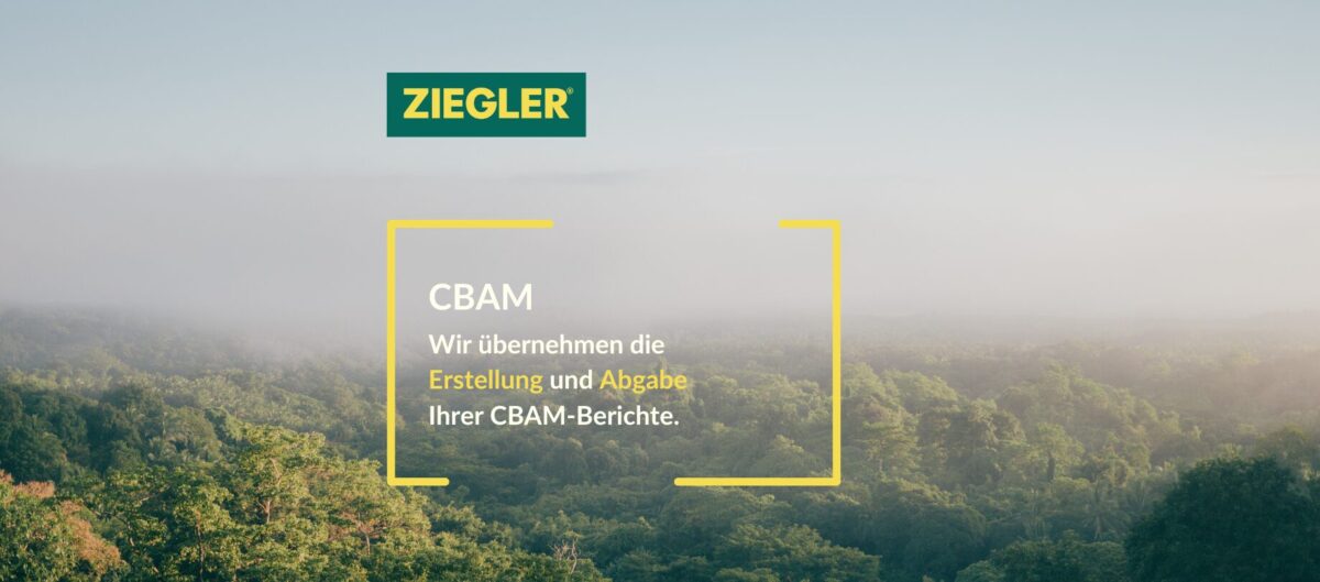 Neue Dienstleistung: Ziegler bietet CBAM-Service