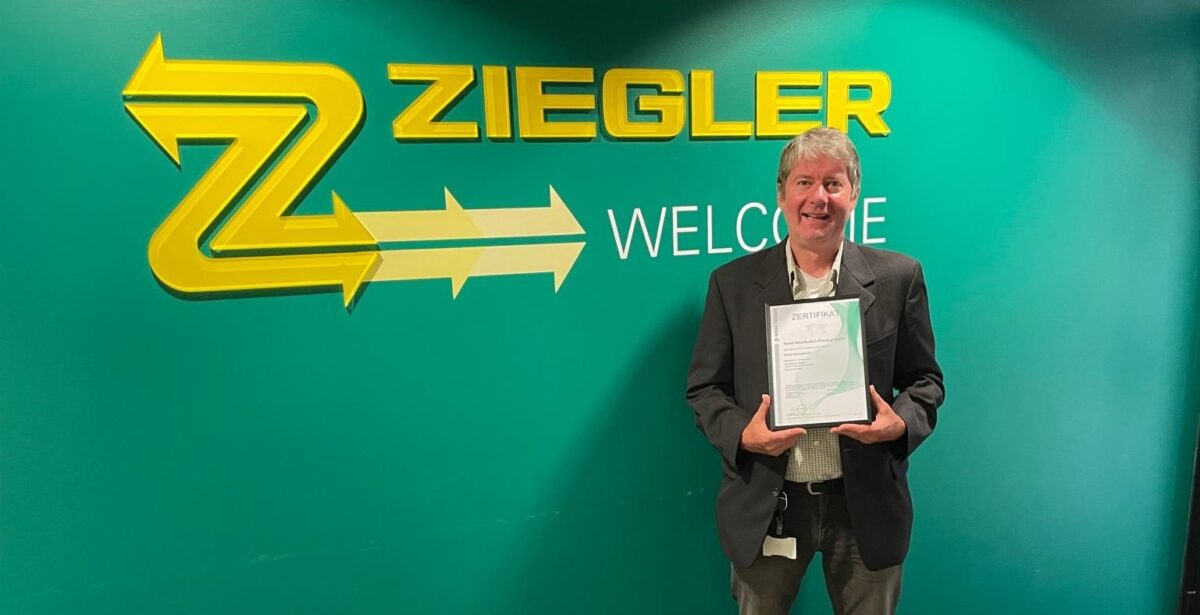 Ziegler Schweiz ist zertifiziert nach GDP